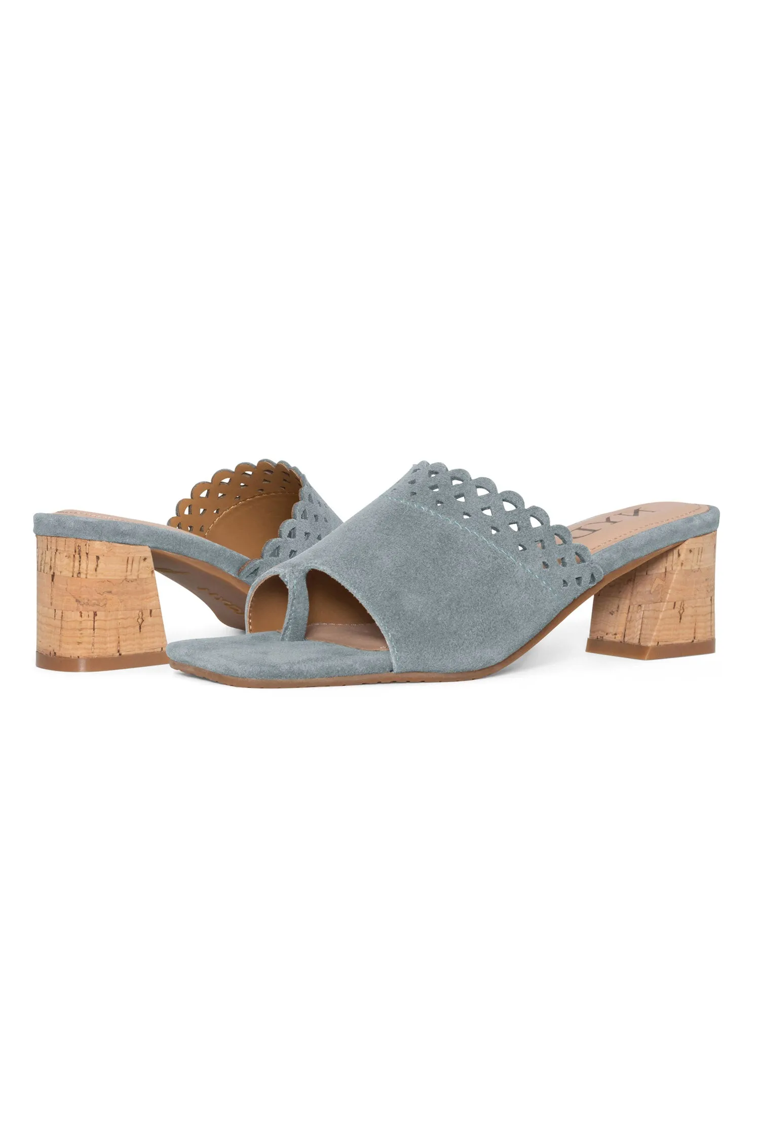 Alanah Mule Sandals - Blue