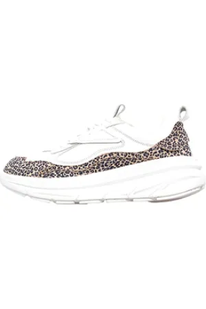 ALFIE & EVIE THURMAN SNEAKER - ANIMAL PRINT WHITE