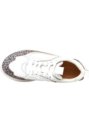 ALFIE & EVIE THURMAN SNEAKER - ANIMAL PRINT WHITE