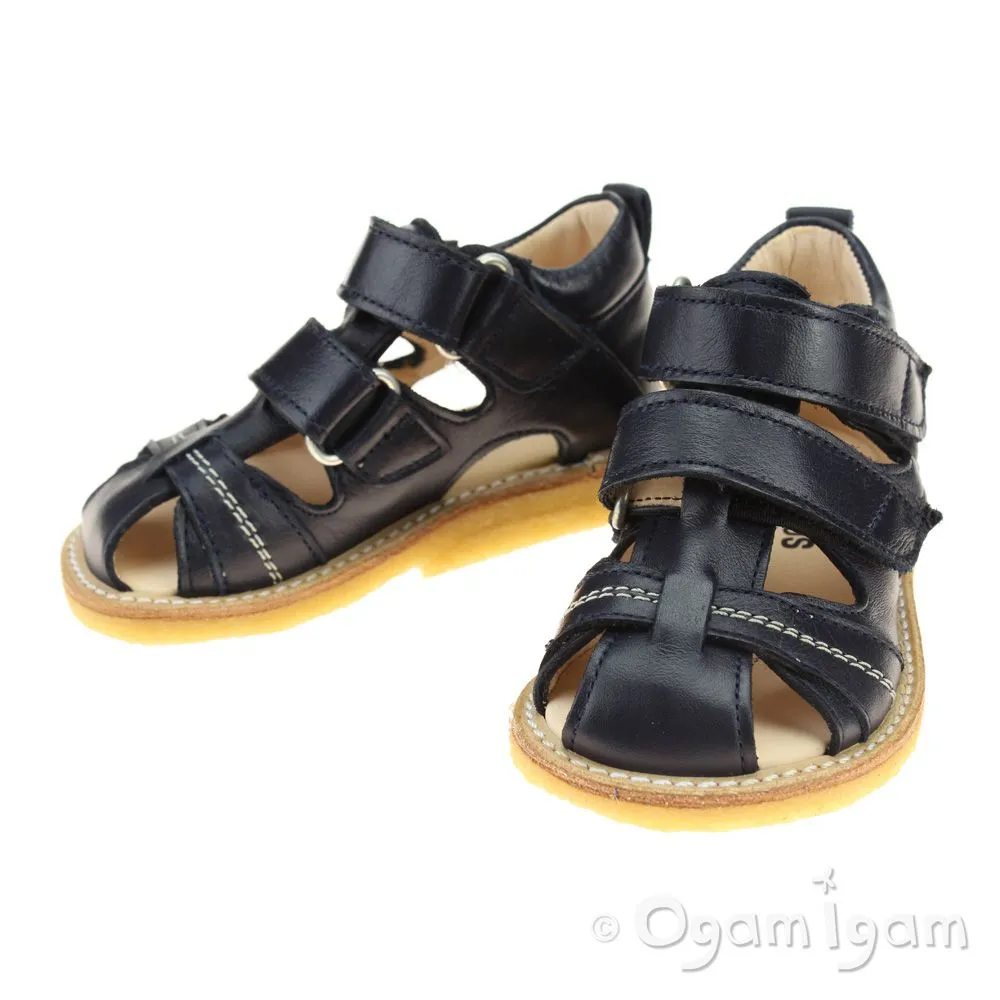 Angulus Closed toe sandal Boys Navy Sandal