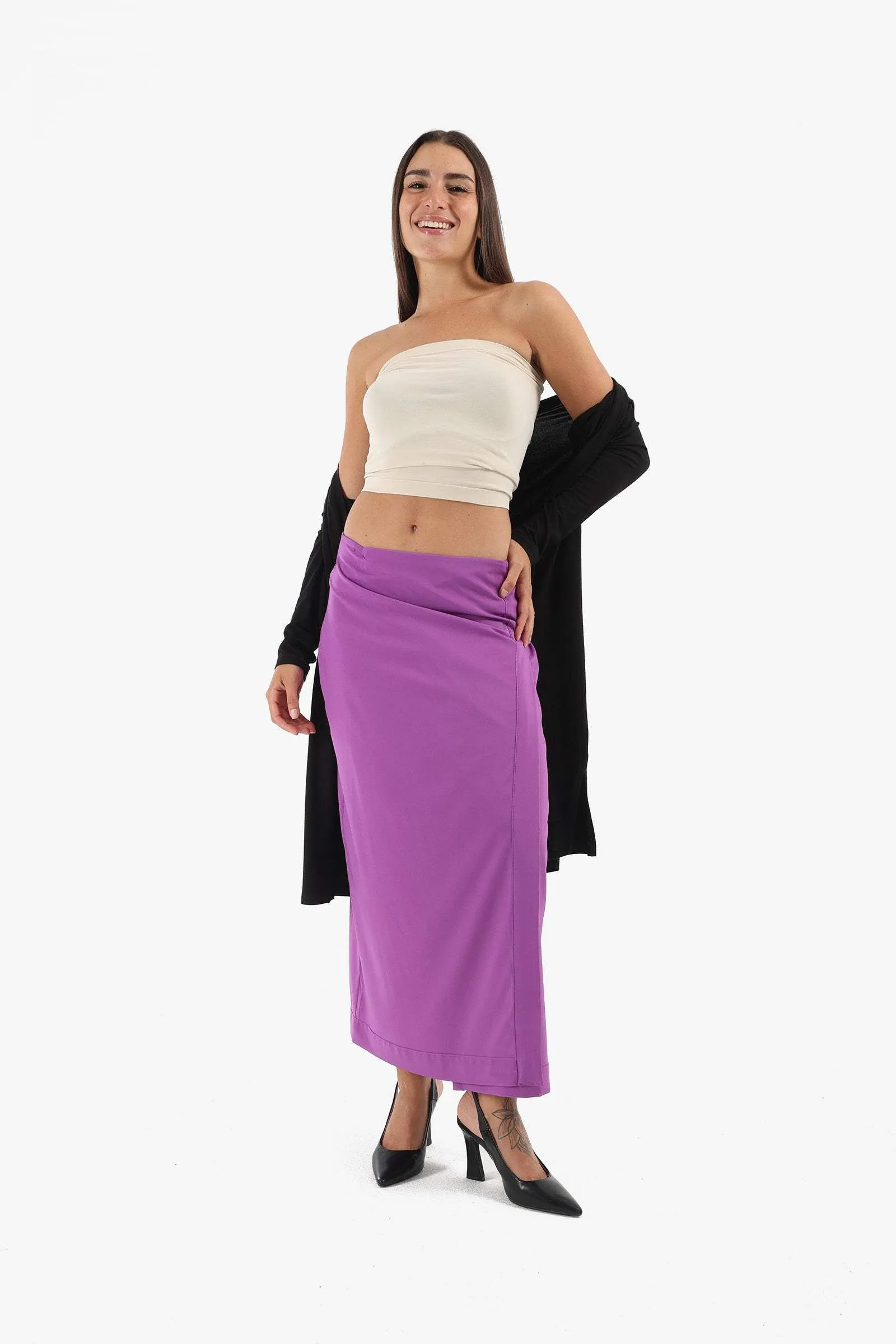 Ankle Length Wrap Skirt