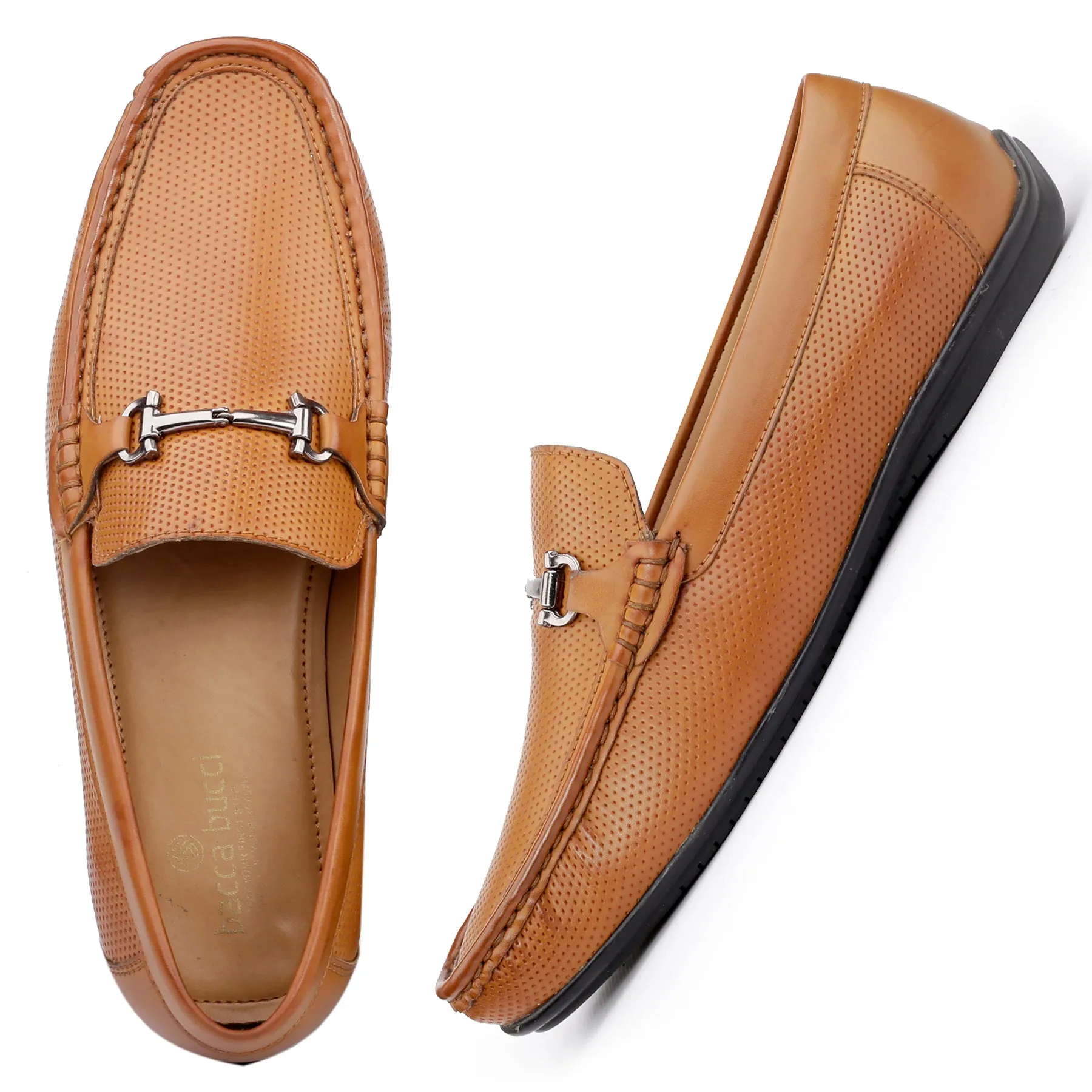 Bacca Bucci PARIS Loafers Moccasins Shoes for Men with Elegant Buckle