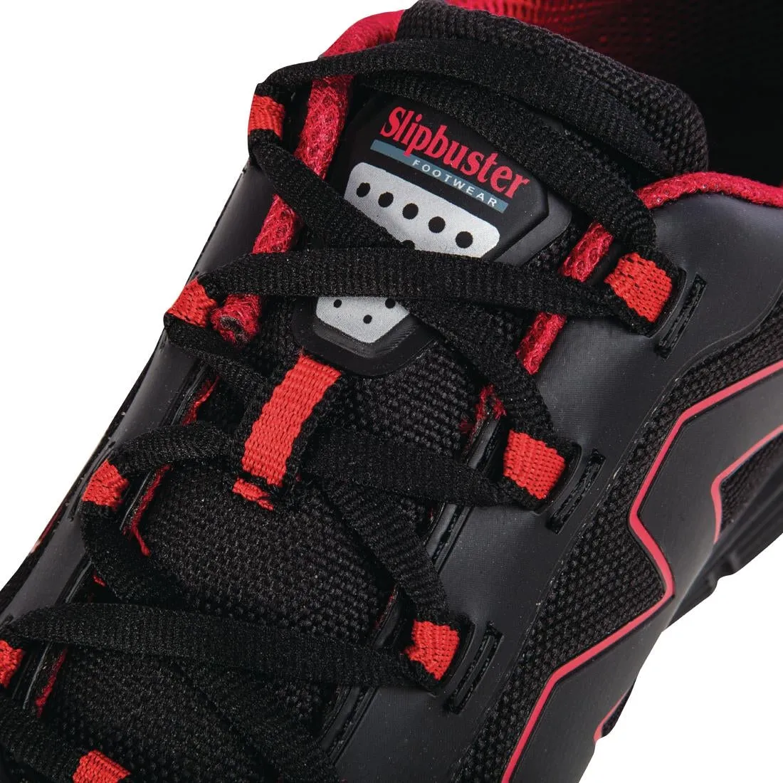 BB421-37 Slipbuster Mesh Safety Trainer Black