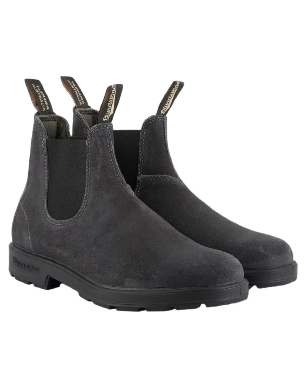 Blundstone 1910 Steel Grey Suede Leather Chelsea Boots