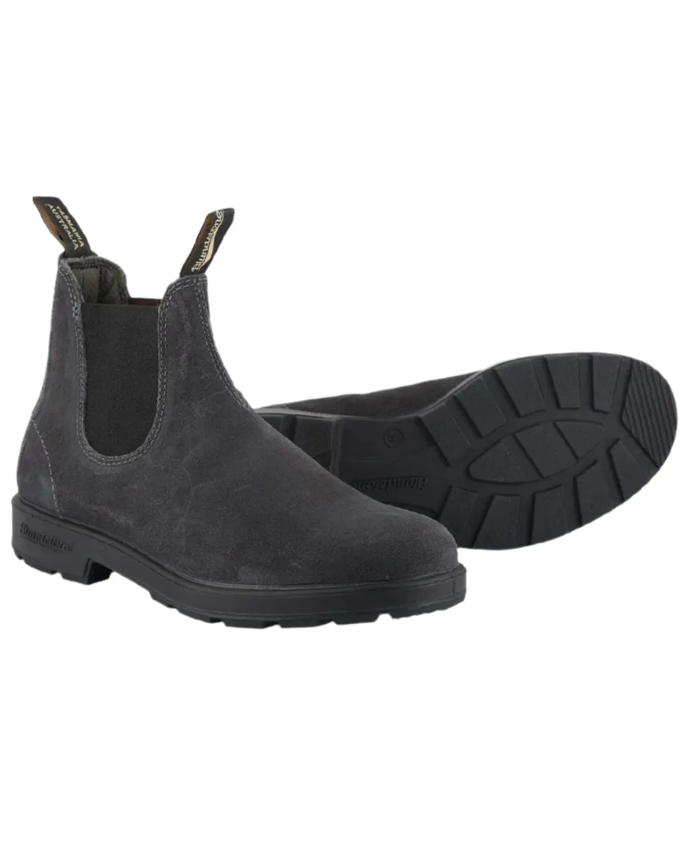 Blundstone 1910 Steel Grey Suede Leather Chelsea Boots