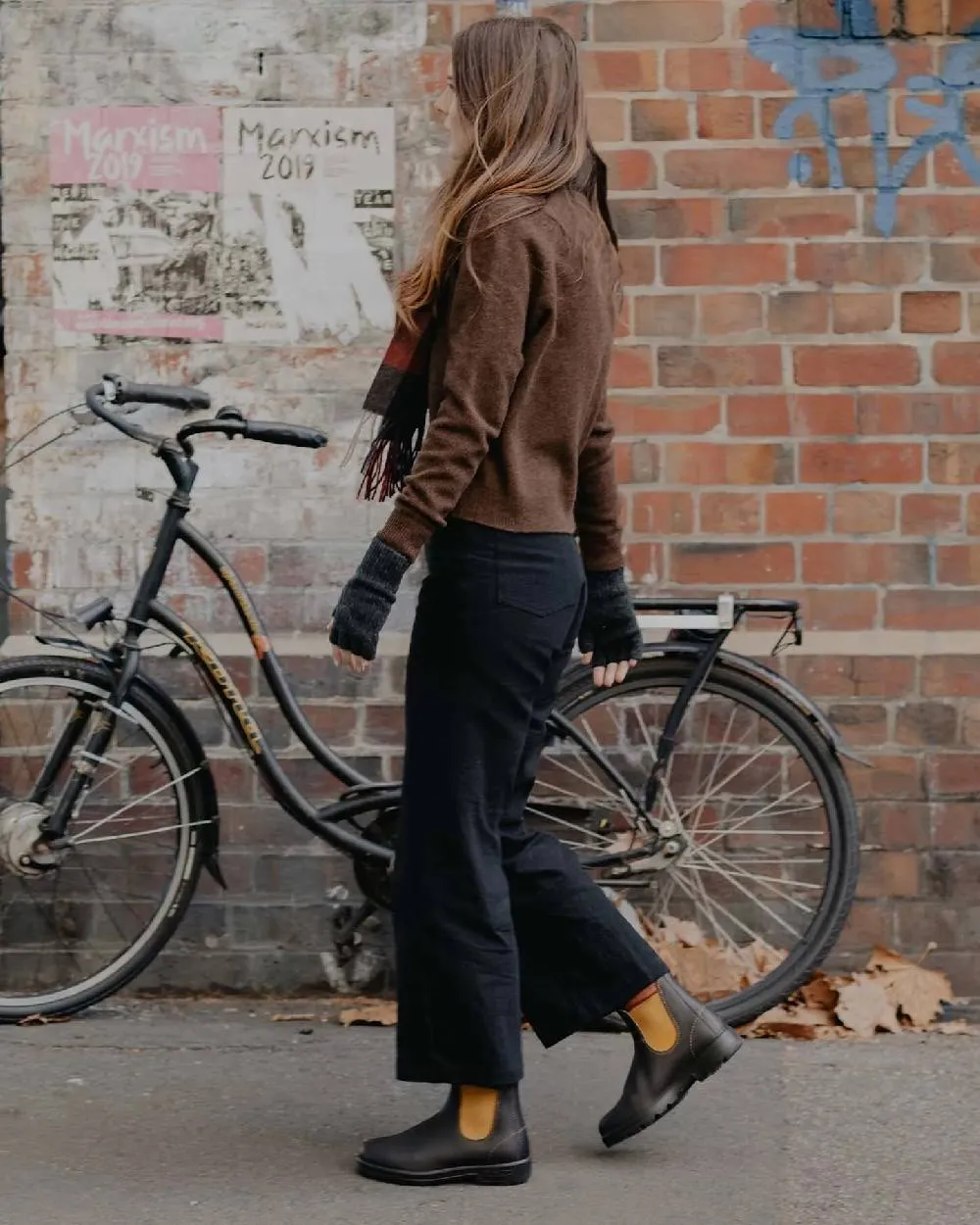 Blundstone 1919 Dark Brown Mustard Leather Boots