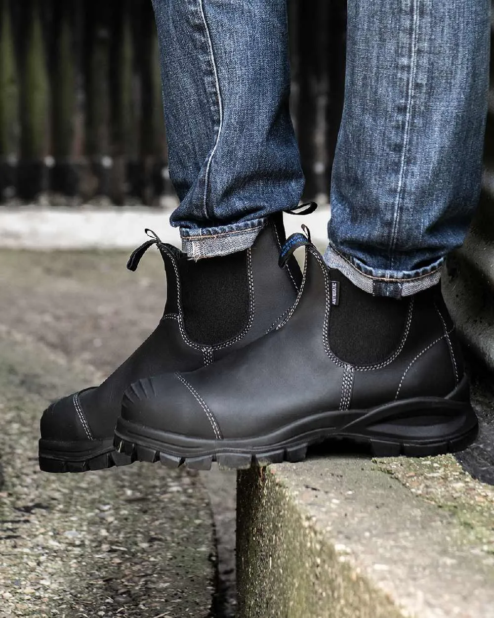 Blundstone 910 Black Platinum Safety Boots