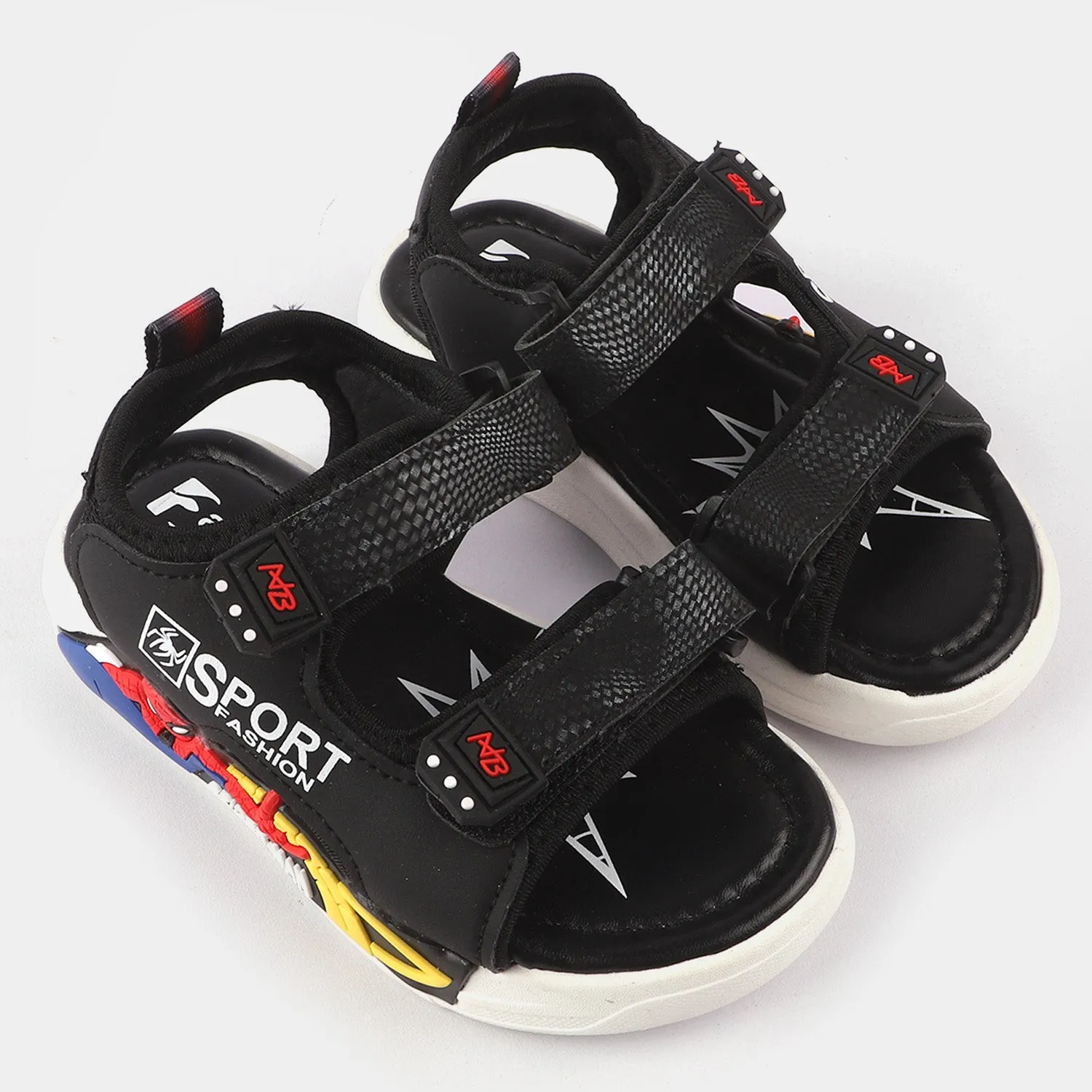 Boys Sandals R-11-BLACK