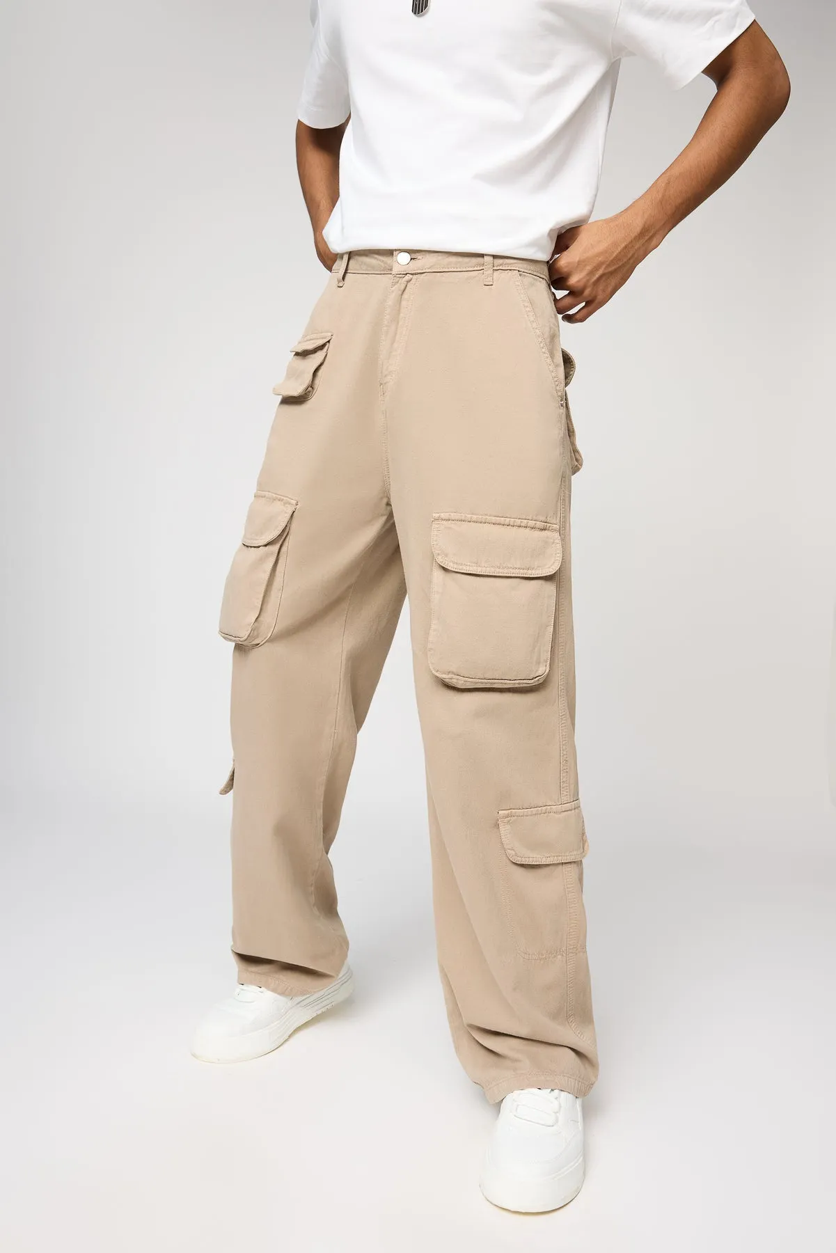 Canyon Brown Utility Men's Cargo Jeans