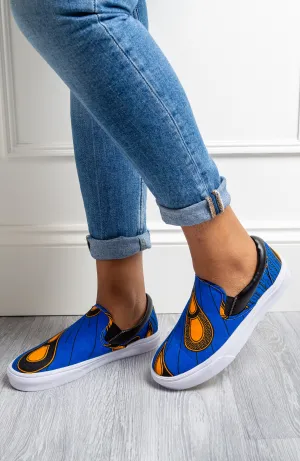 Casual African Print Slip-on Sneakers Pumps Trainers - ENUGU