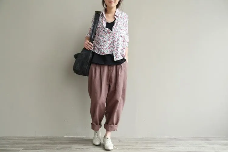 Casual Literary Roll-up Trousers  | Zen