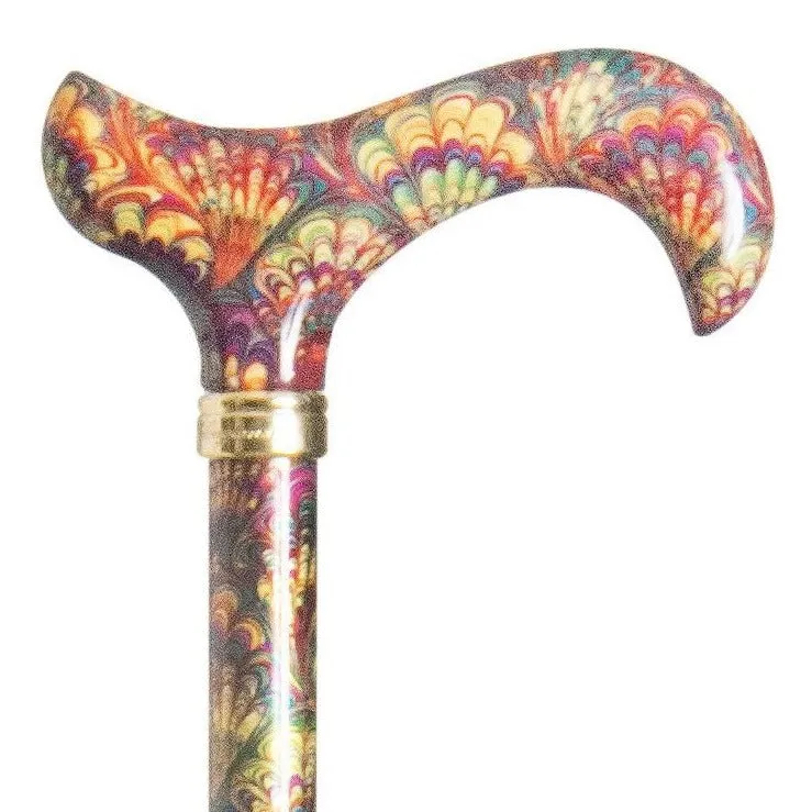 Classic Canes Fashion Derby Cane Fan Marbled