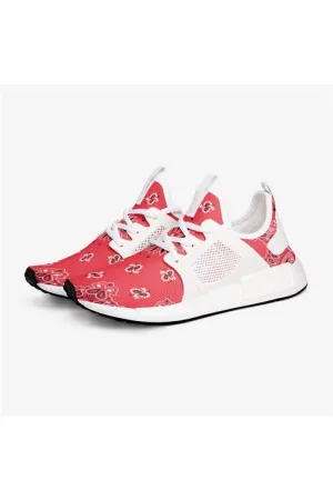 Classic Red Bandana Unisex Lightweight Sneaker