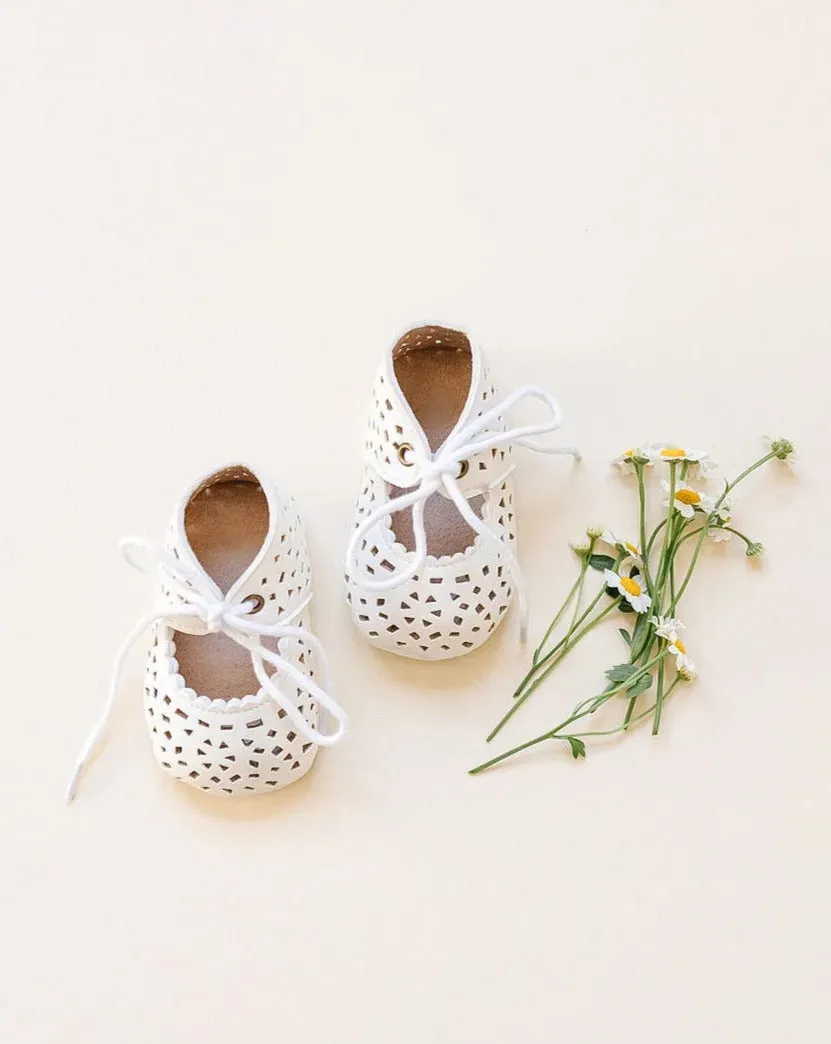 Ella Shoes in Ivory