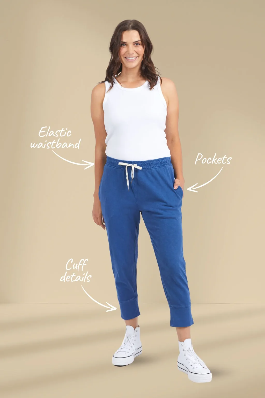 Elm Brunch Pants China Blue