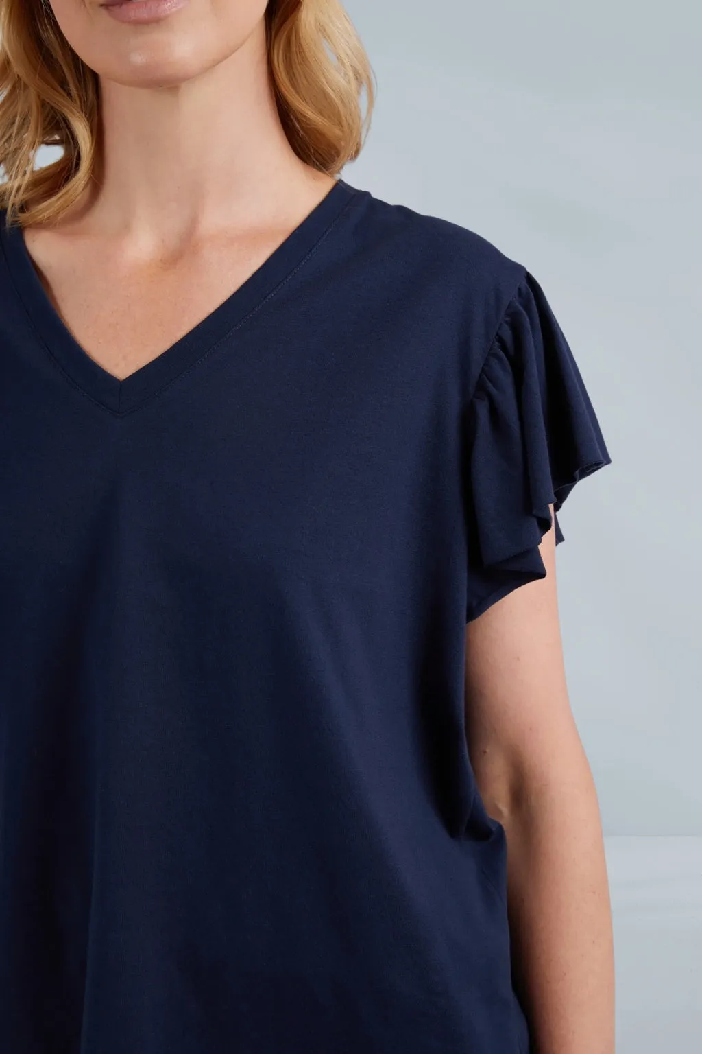 Elm Lora Short Sleeve Tee Navy