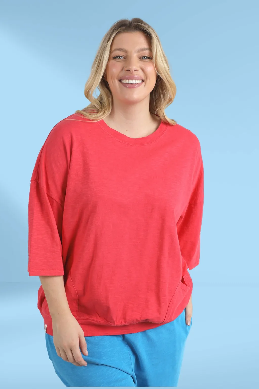 Elm Maizie Sweat Bittersweet Red