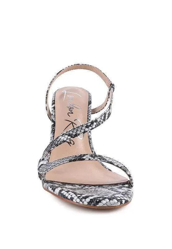 Epoque Heeled Strappy Slingback Sandal