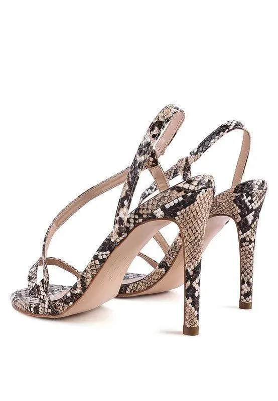 Epoque Heeled Strappy Slingback Sandal