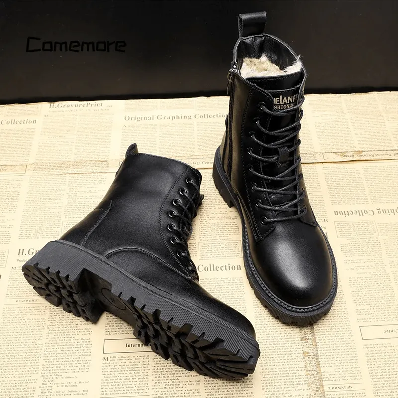 Hanna - Lined Leather Boots