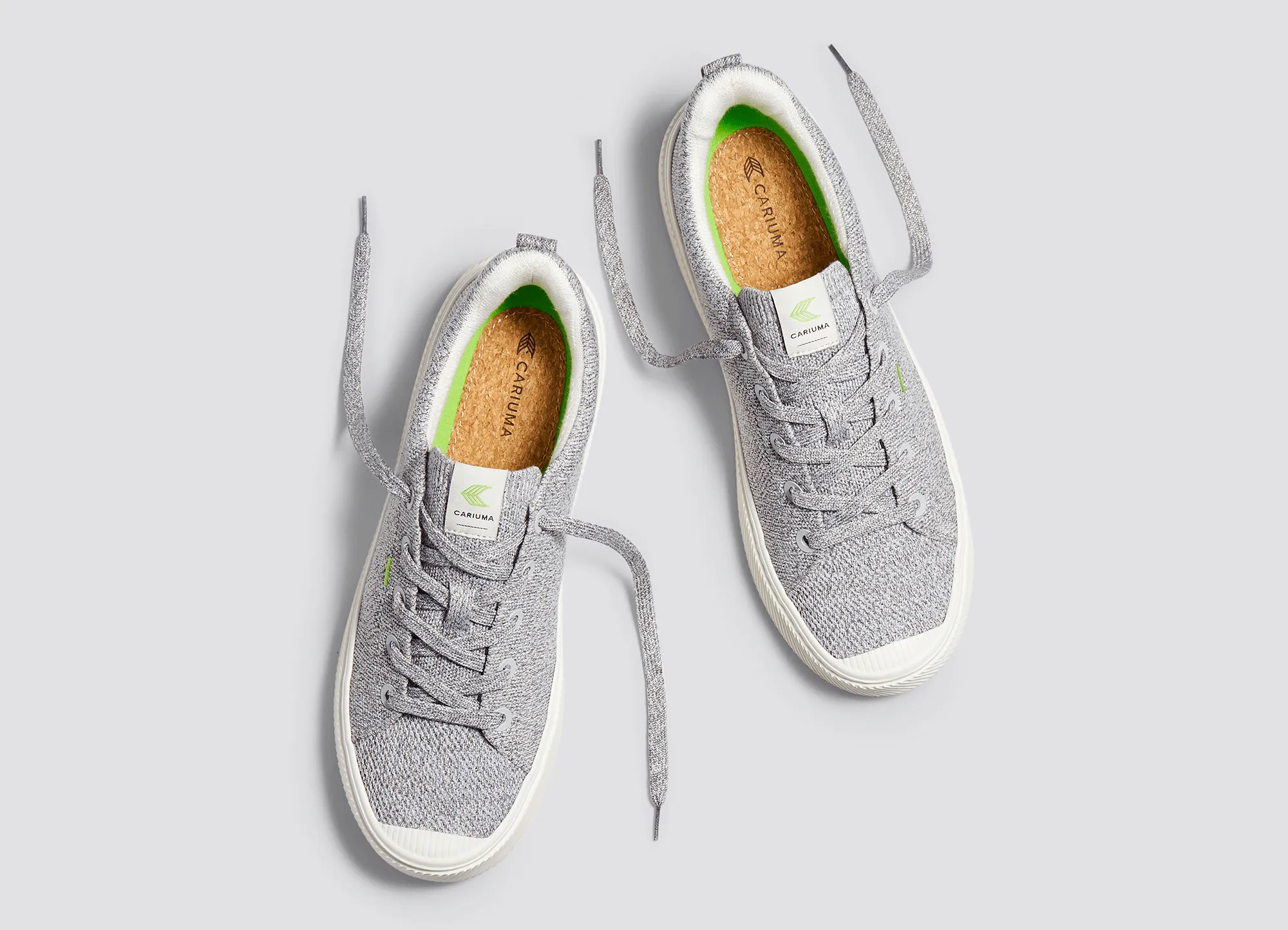 IBI Low Stone Light Grey Knit Sneaker Women