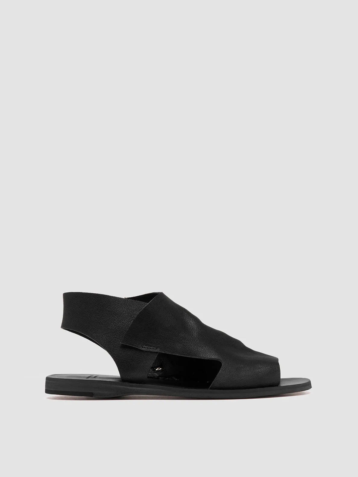 ITACA 033 - Black Leather Sandals