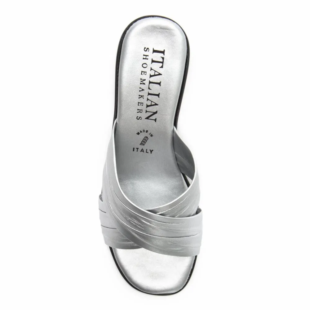 Italian Shoemakers Women's D168 Silver M