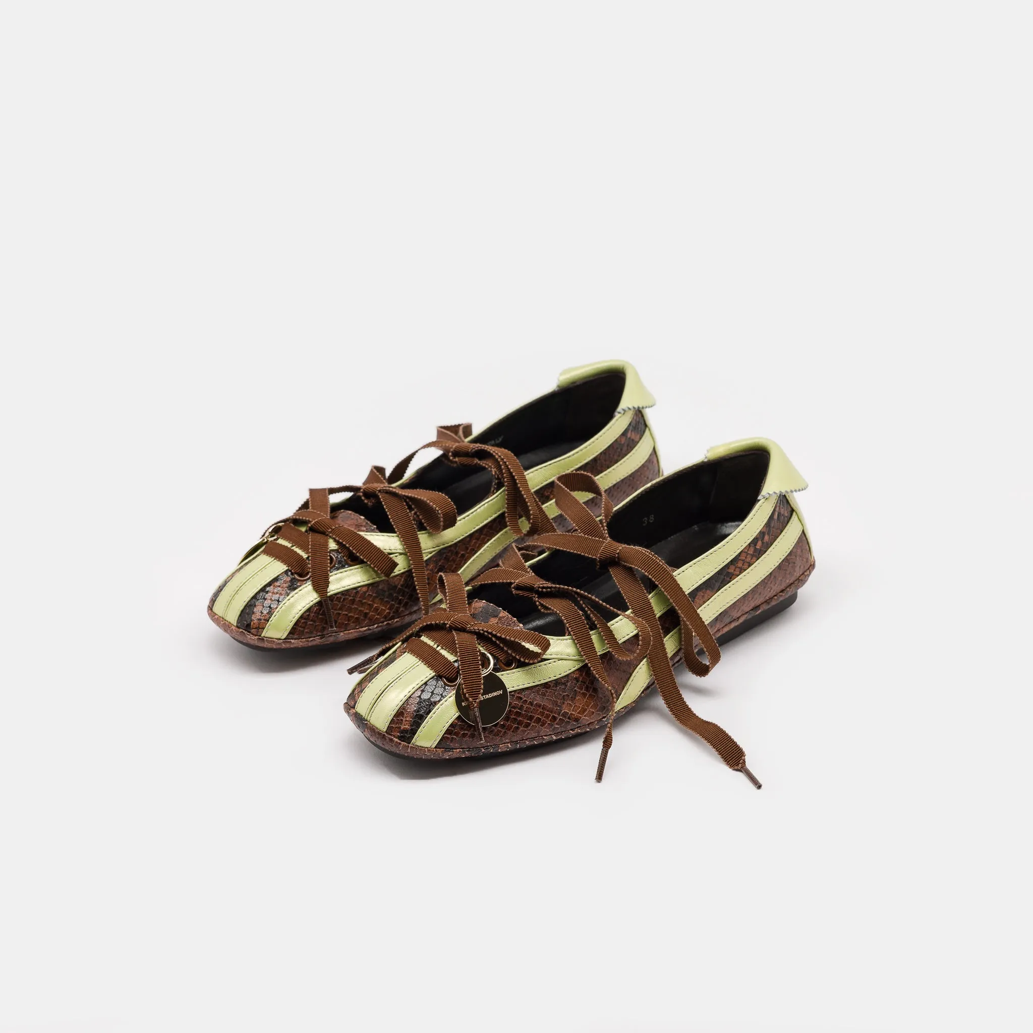 Lella Hybrid Shoes in Brown/Green