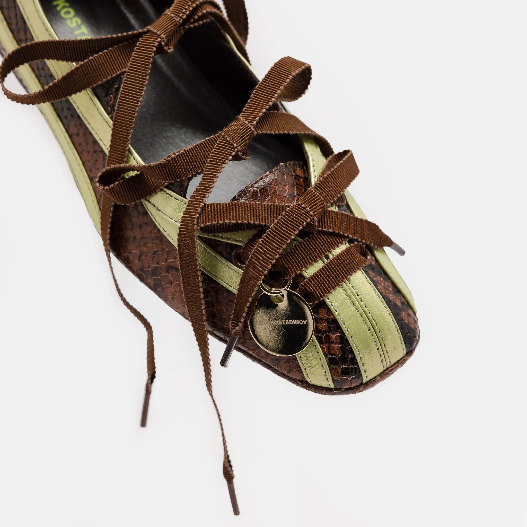 Lella Hybrid Shoes in Brown/Green