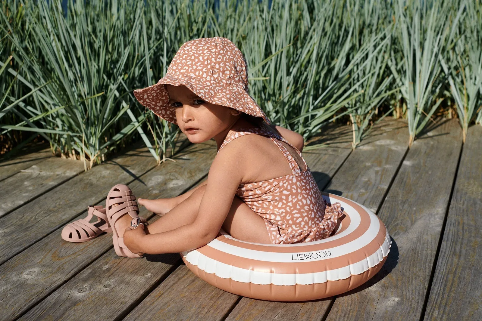 Liewood Kids Bre Sandals | Rose/Peppermint/Golden Caramel/Mustard | Liewood Jelly Sandals