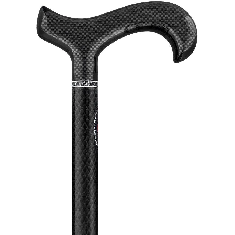 Lightweight Mesh Carbon Fiber Cane - Foldable & Adjust