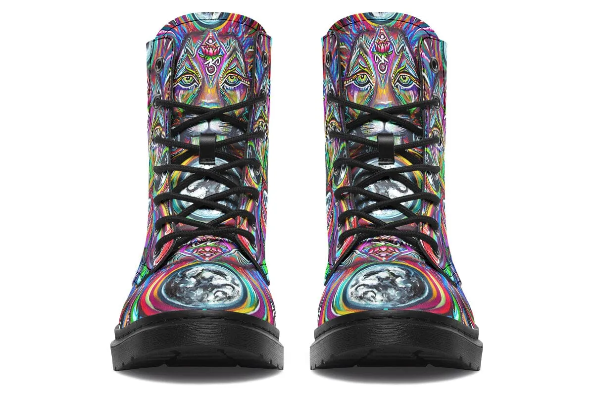 Lunar Lion Combat Boots