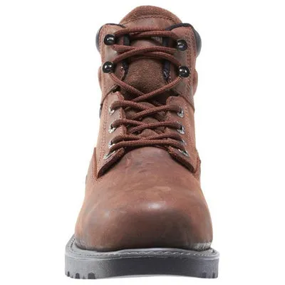 Men Wolverine Floorhand 6" Boot Non Steel W10643 Leather Dark Brown