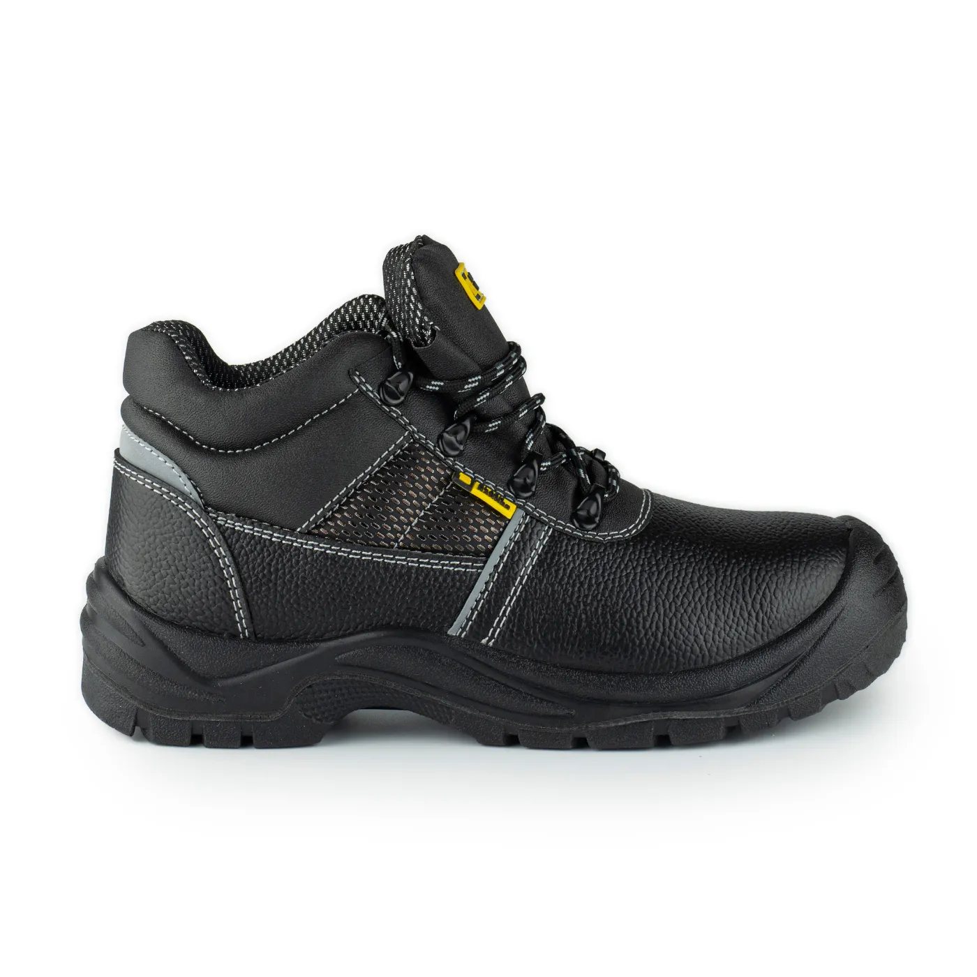 Mens Safety Boots Steel Toe Cap Work Footwear | Black Hammer 1471