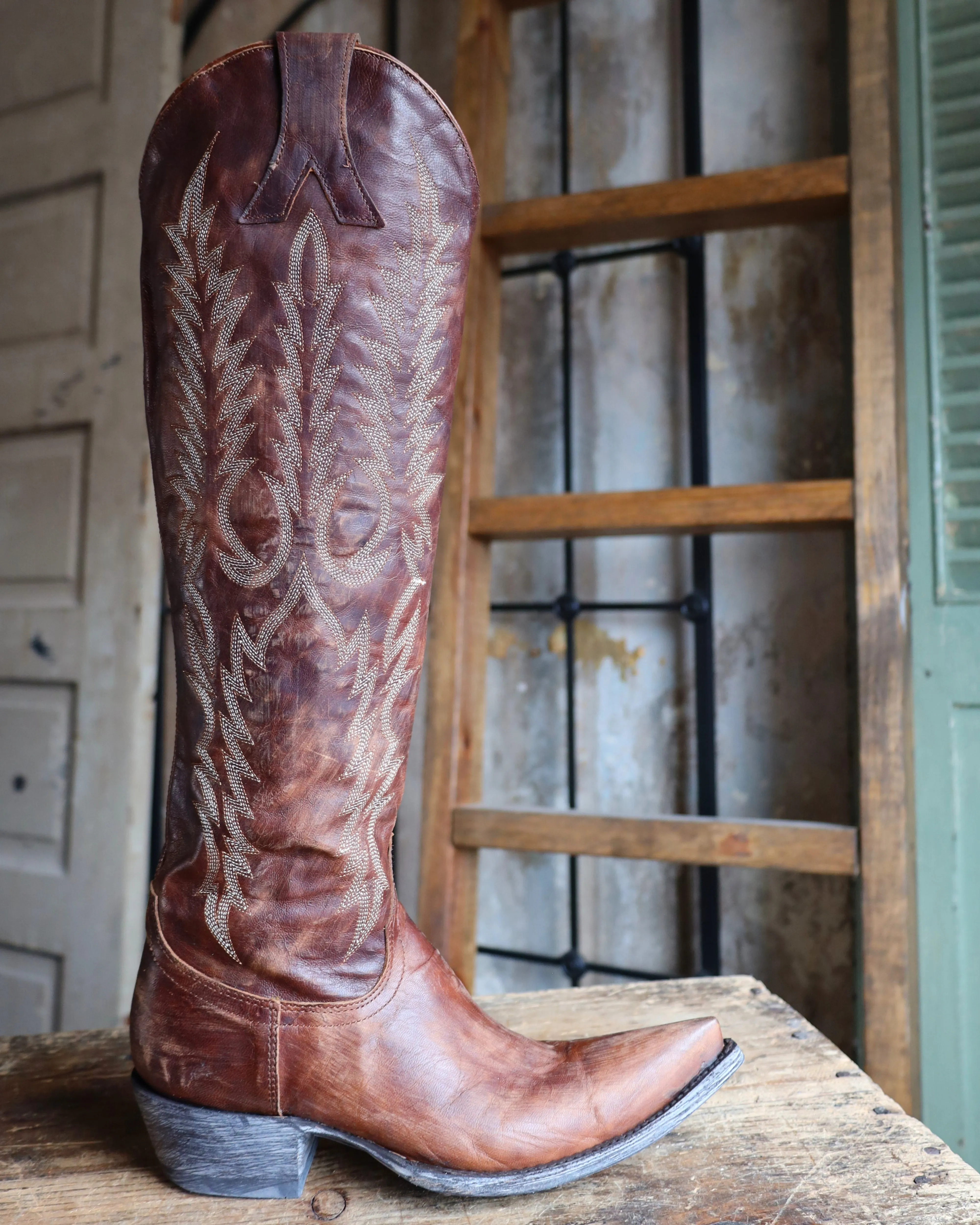 OLD GRINGO WOMEN'S MAYRA BRASS BOOT