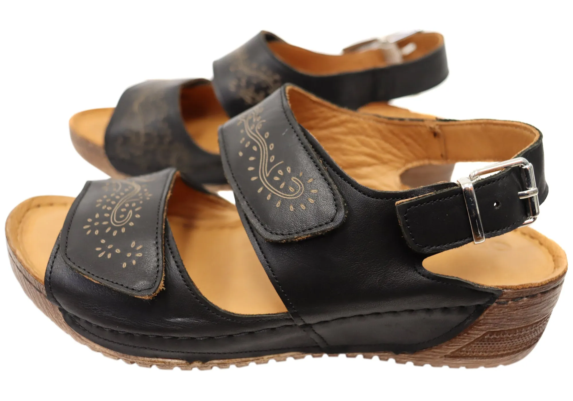 Orizonte Myorka Womens European Comfortable Leather Sandals