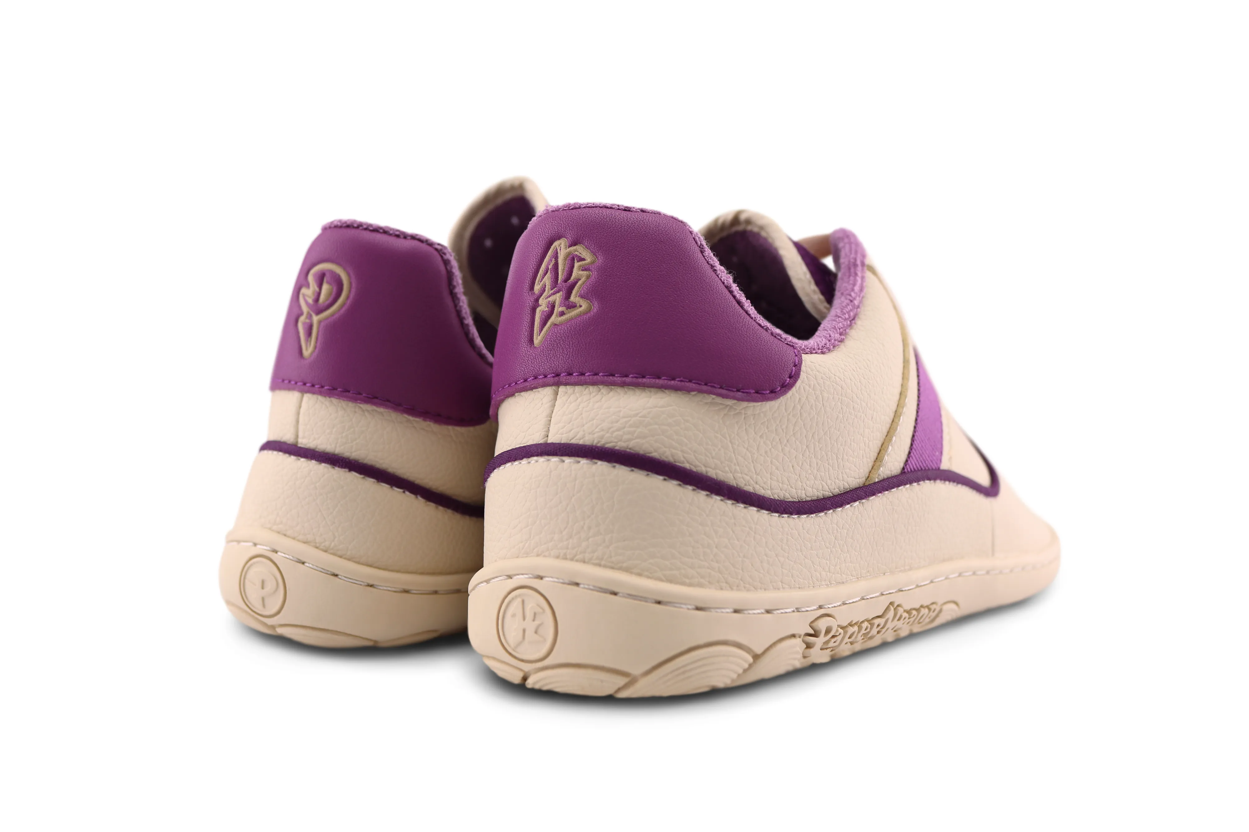 PaperKrane Adult Sneakers - Plum Retro Lows - Vegan