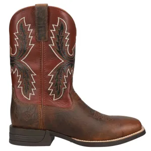 Pay Window Embroidered Square Toe Cowboy Boot