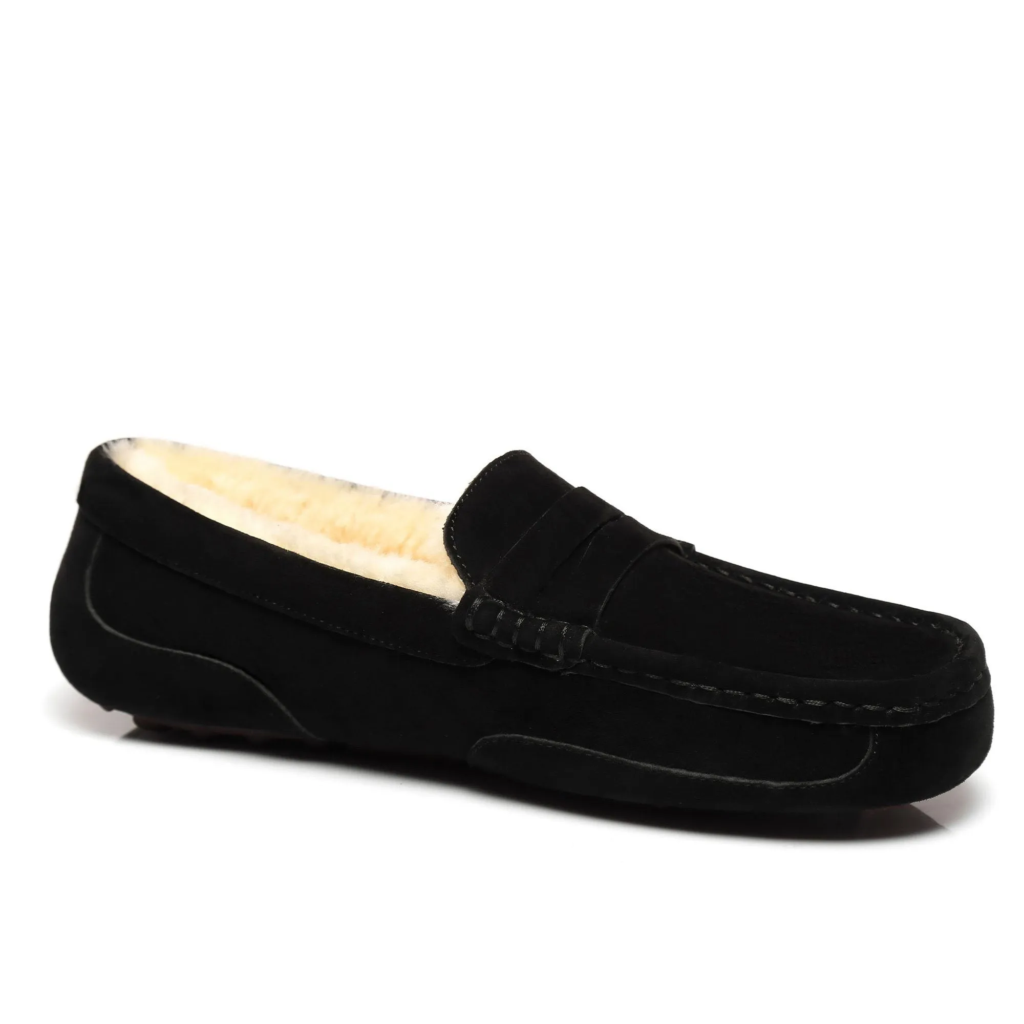 Premium Sheepskin Men UGG Moccasin