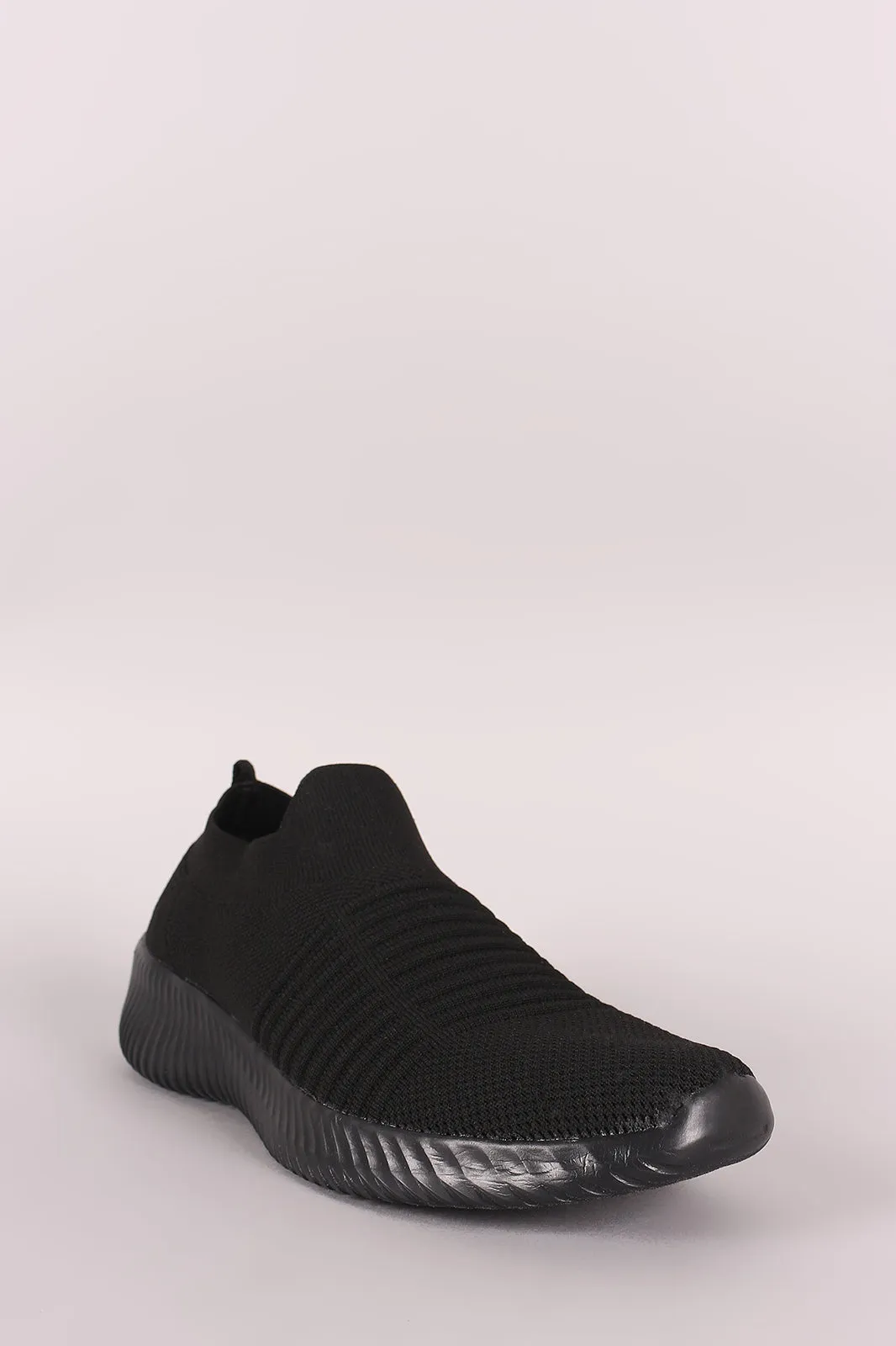 Qupid Knit Slip-On Sneaker