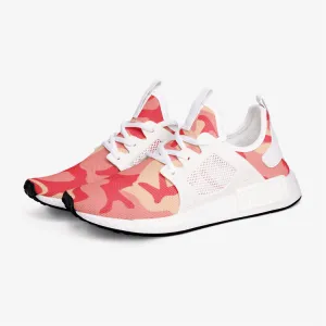 Red Coral Camouflage Unisex Lightweight Sneaker