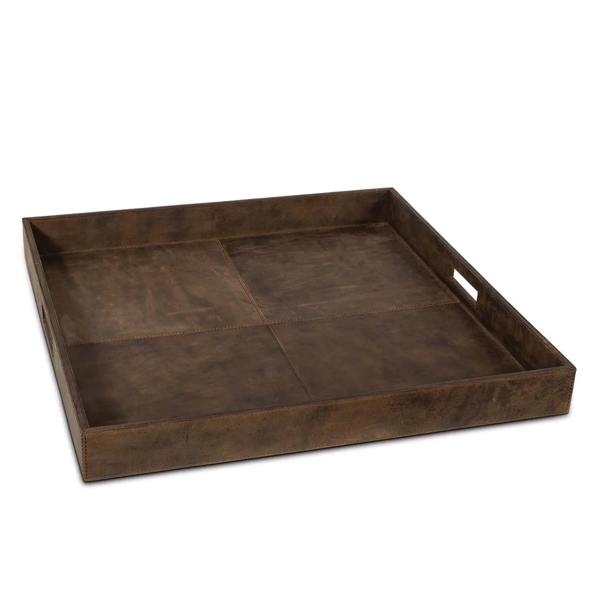 Regina Andrew Derby Square Leather Tray