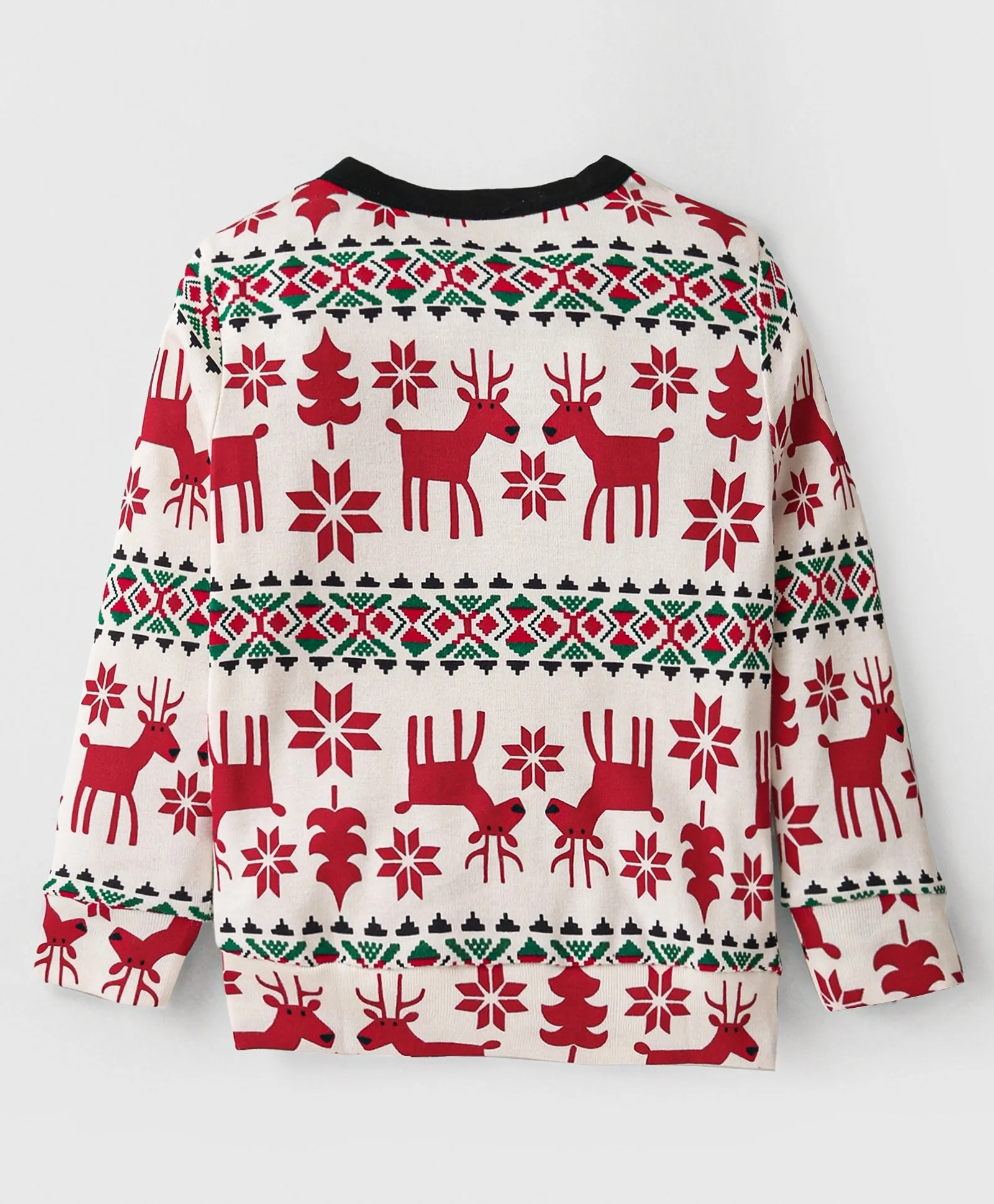 Reindeer Printed Top with Leggings Set