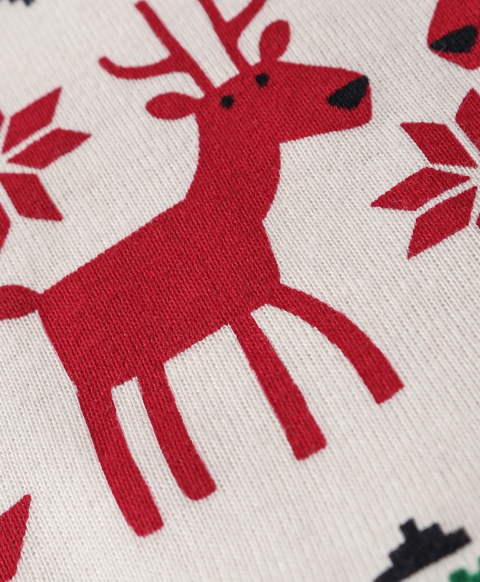 Reindeer Printed Top with Leggings Set