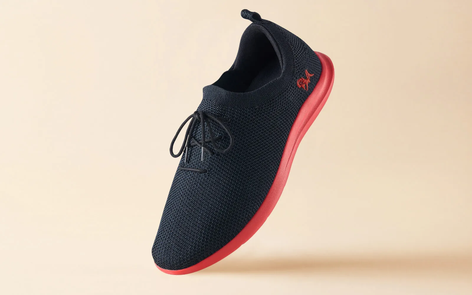 ReLive Knit Sneakers : Hale Black / Red Sole