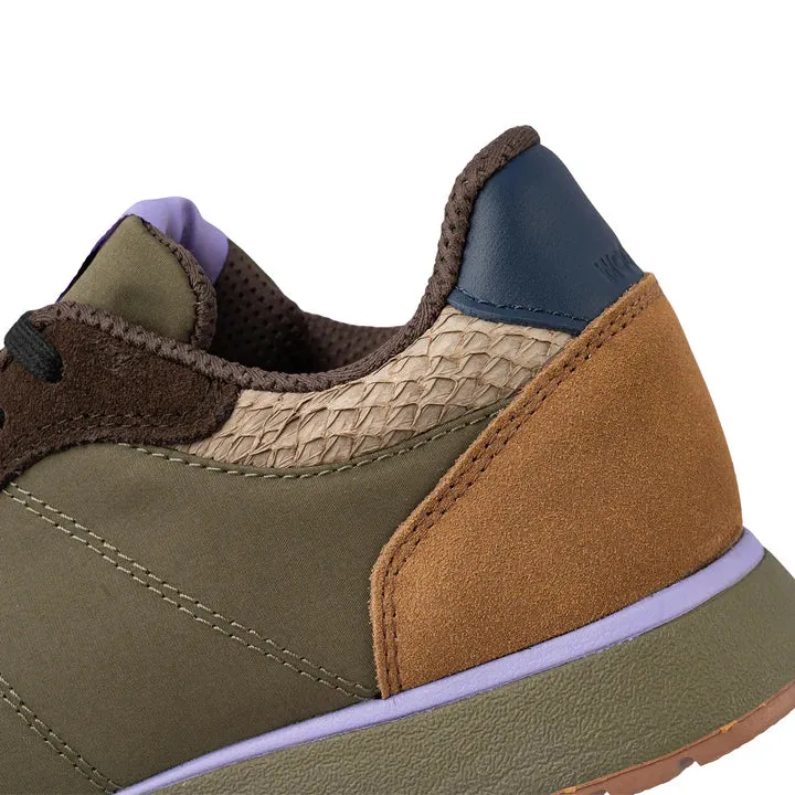 Ronja Trainer - Dark Olive/Orchid