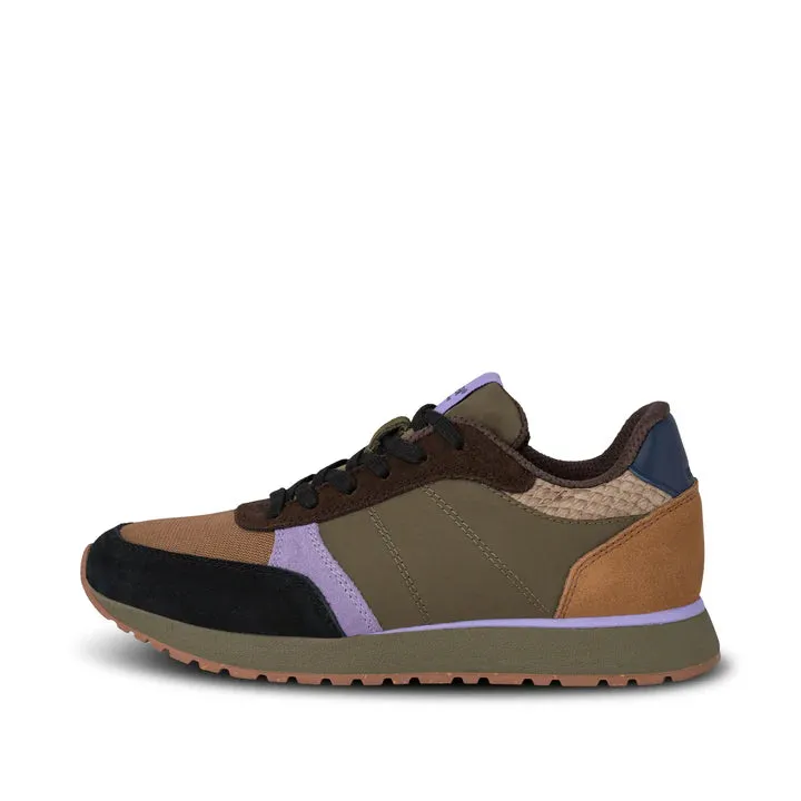 Ronja Trainer - Dark Olive/Orchid