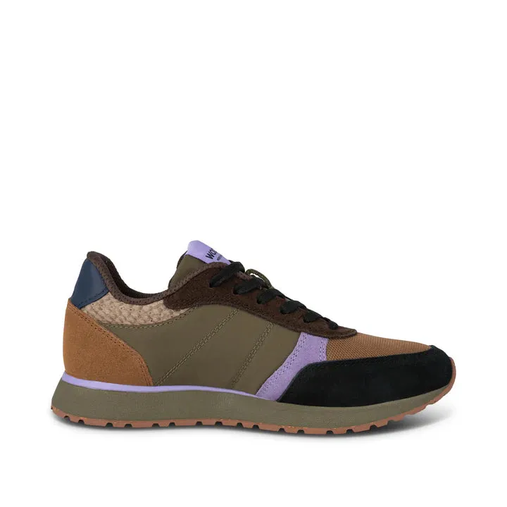 Ronja Trainer - Dark Olive/Orchid