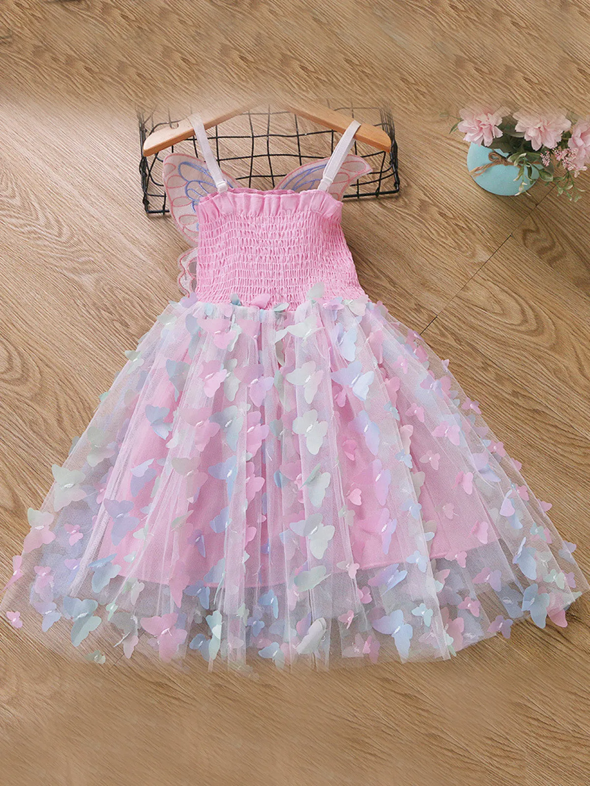 Royal Butterfly Fairy Smocked Dress