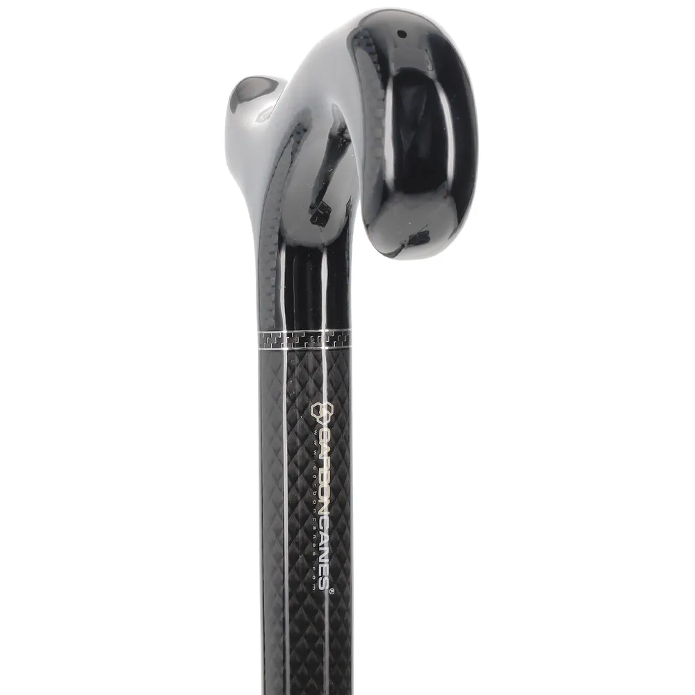 Scratch and Dent Mesh Carbon Black Standard  Walking Cane V2439